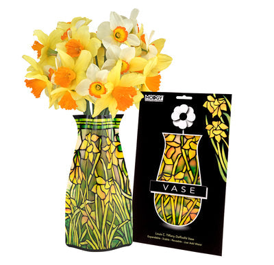 Tiffany Daffodils Expandable Vase
