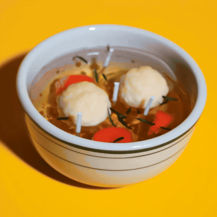 Matzo Ball Soup Candle