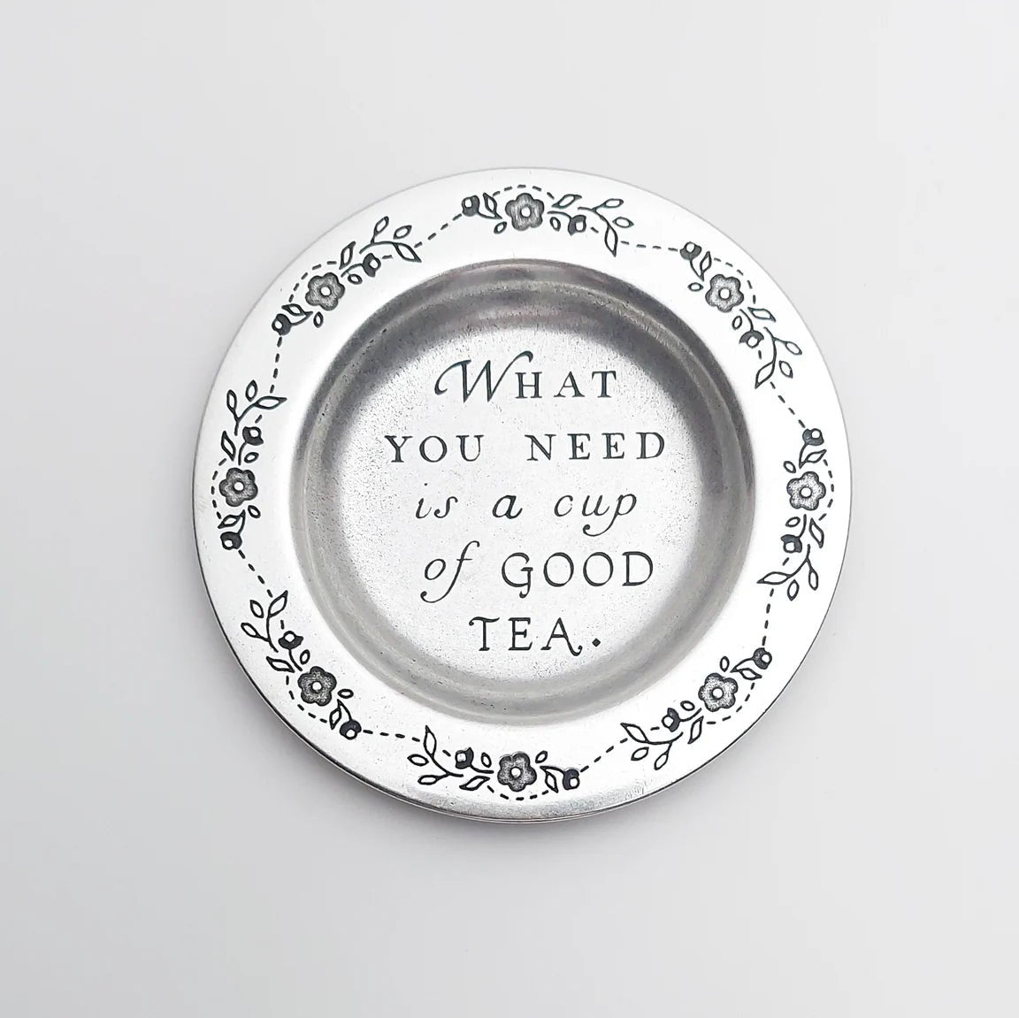 A Cup Of Good Tea Dish - The Weitzman Museum Store -