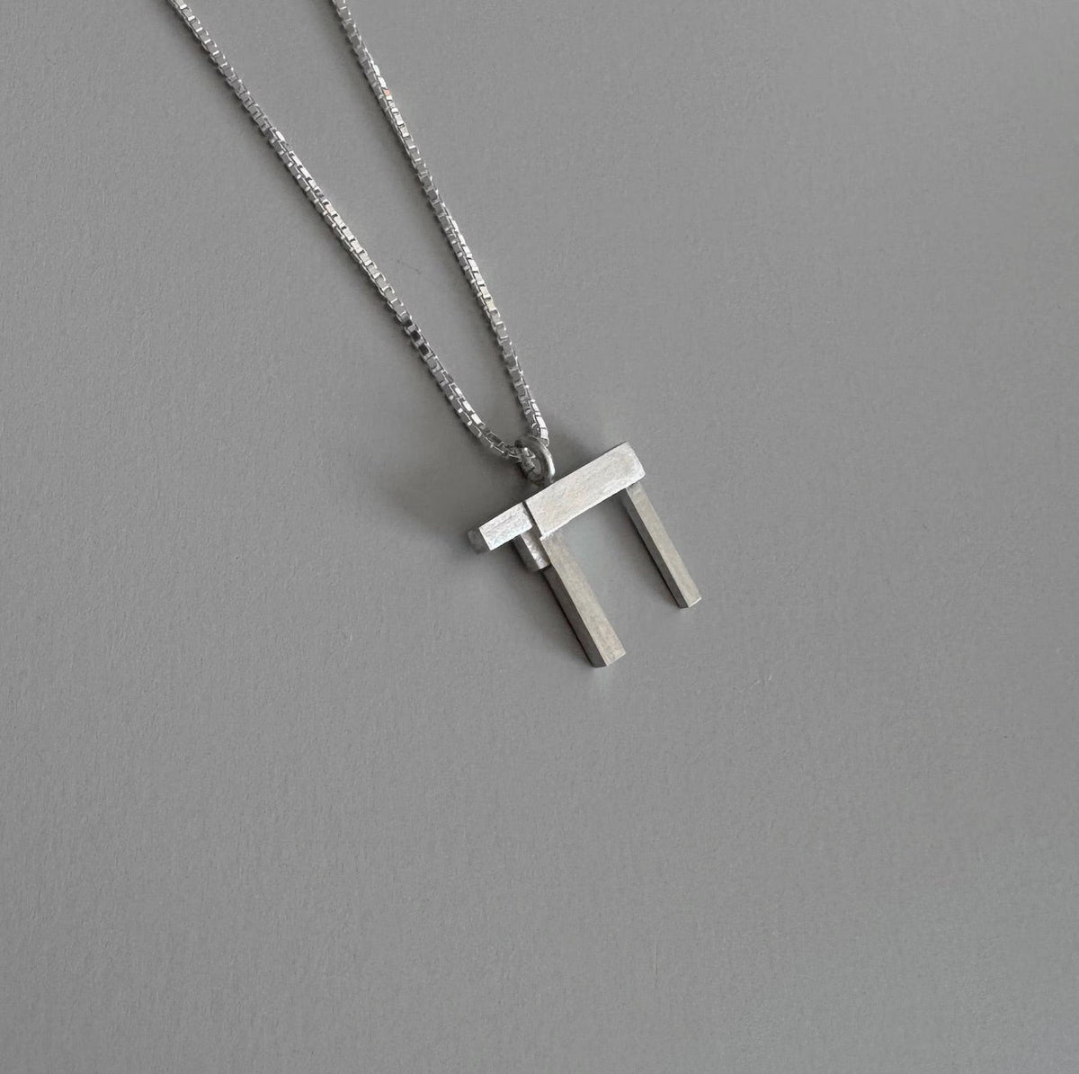 Architects Sterling Chai Necklace - The Weitzman Museum Store -