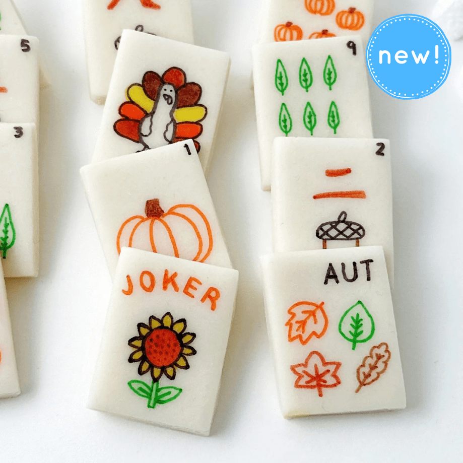 Autumn Mahjong Marzipan - The Weitzman Museum Store - sku - 46616518197473