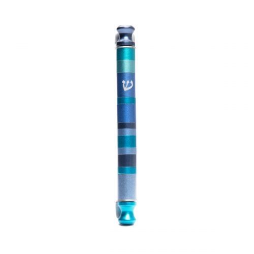 Blue Cylinder Mezuzah - The Weitzman Museum Store - EMMZU2