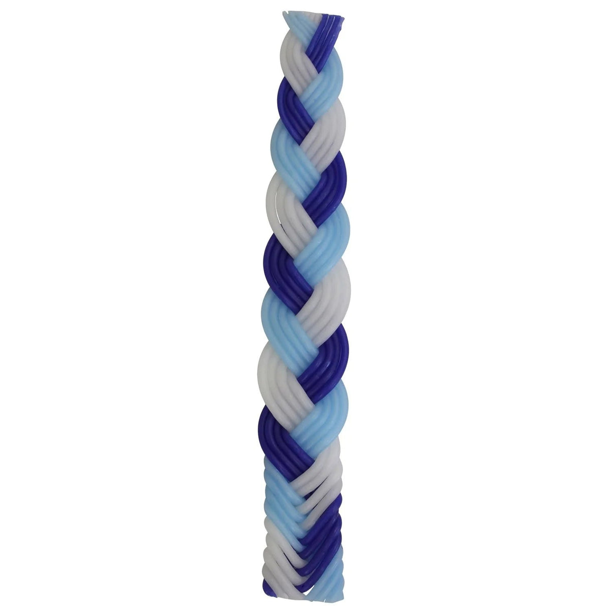Blue & White Havdalah Candle Majestic - The Weitzman Museum Store - HC510 - BL