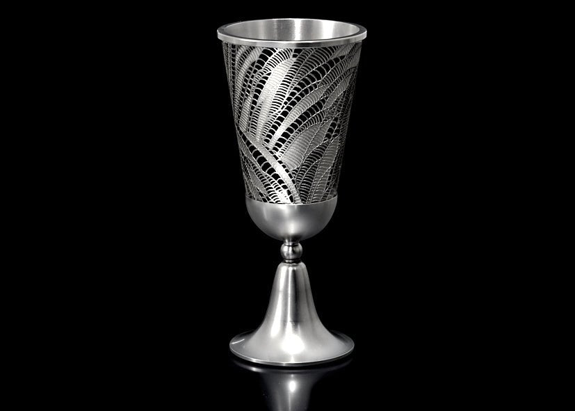 Chaos Black Kiddush Cup - The Weitzman Museum Store - 7-847384019161