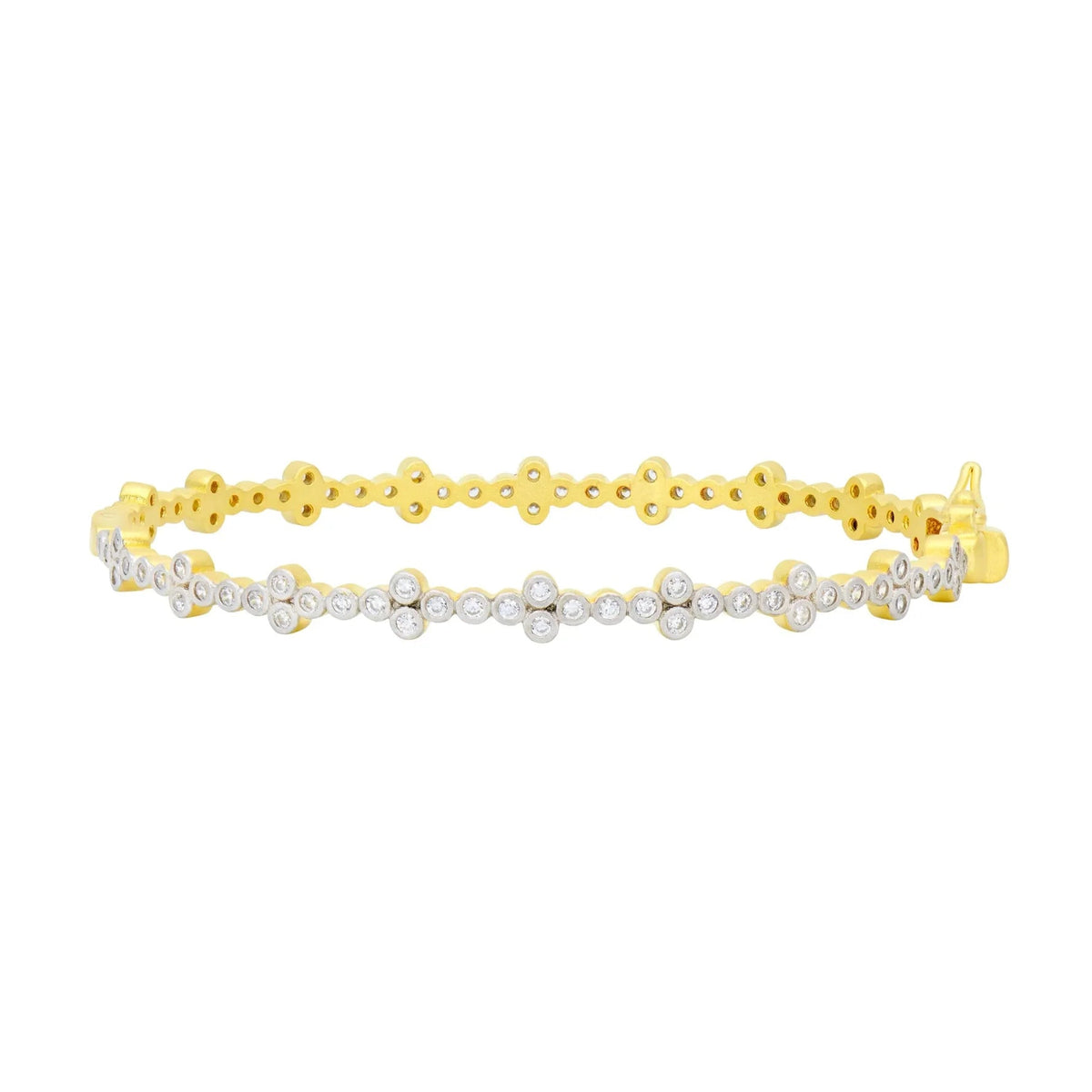 Clover Station Hinged Bangle by Freida Rothman - The Weitzman Museum Store - PYZB080196B-H