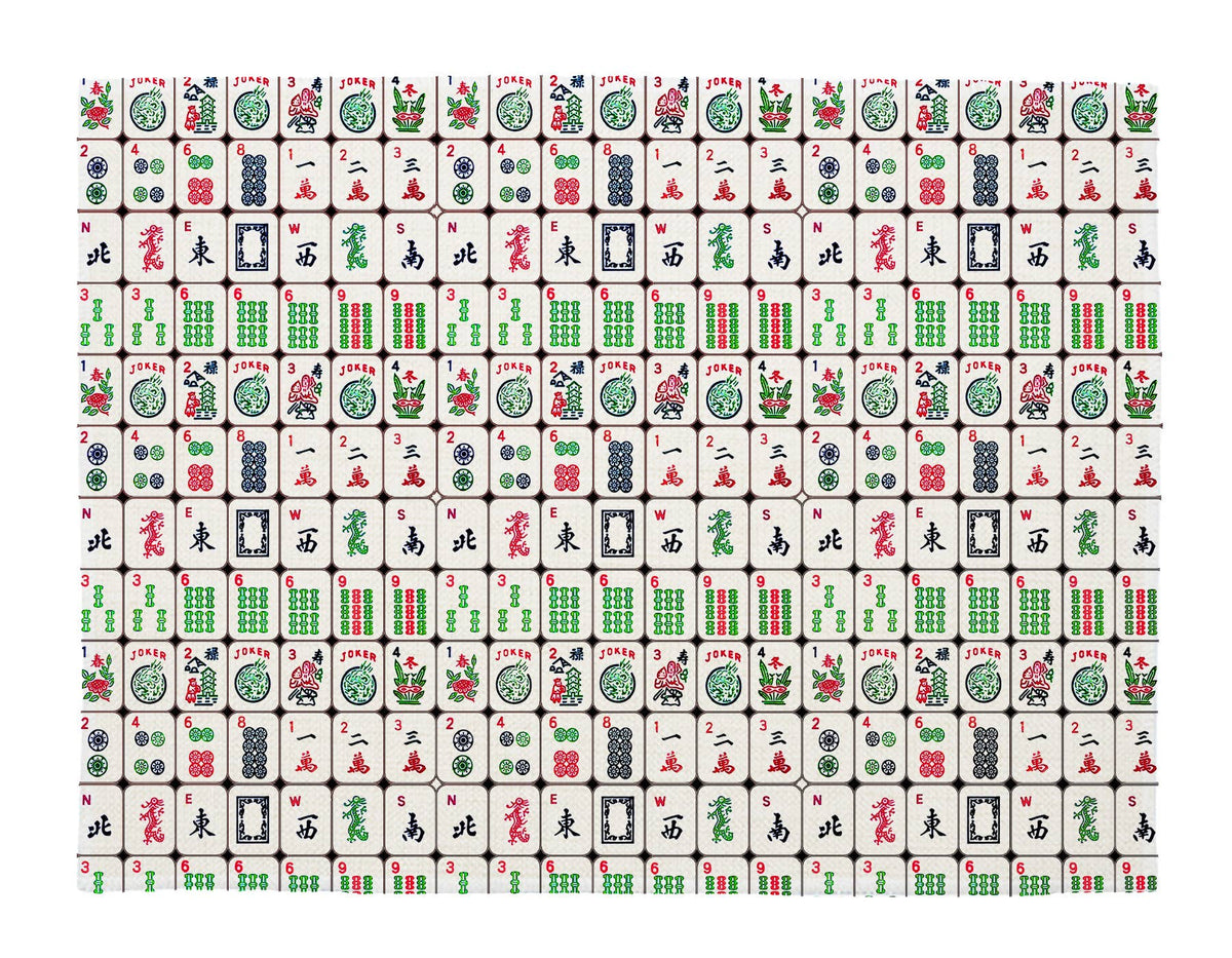 Colorful Mahjong Linen Placemats - The Weitzman Museum Store - PL8743