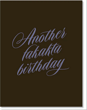Fakakta Birthday Card - The Weitzman Museum Store - GC - BD - 004