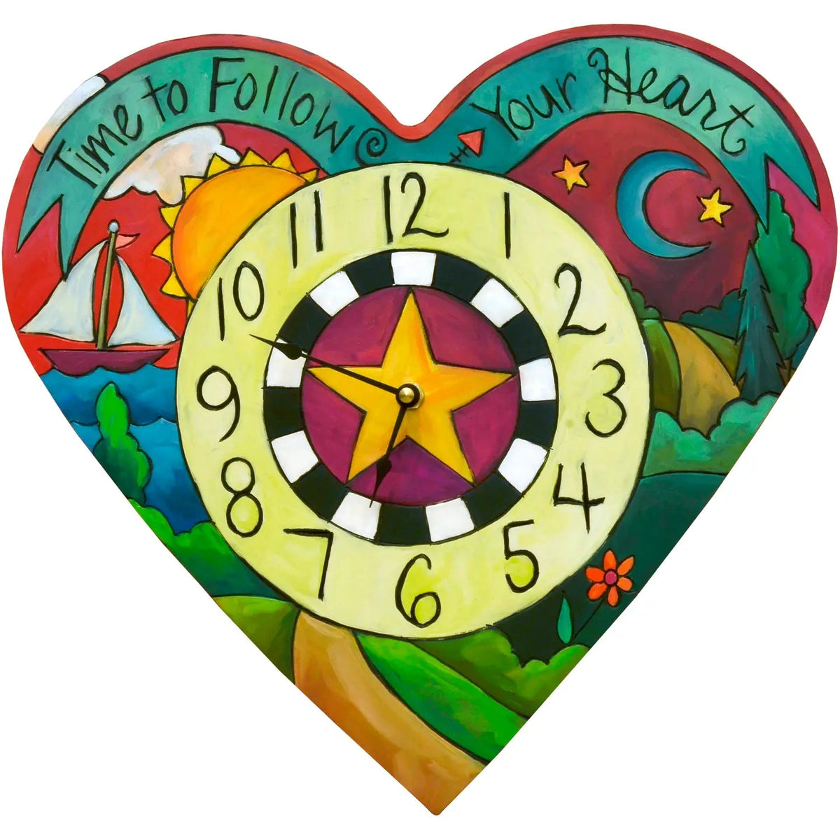 Loving Time Heart Clock - The Weitzman Museum Store -