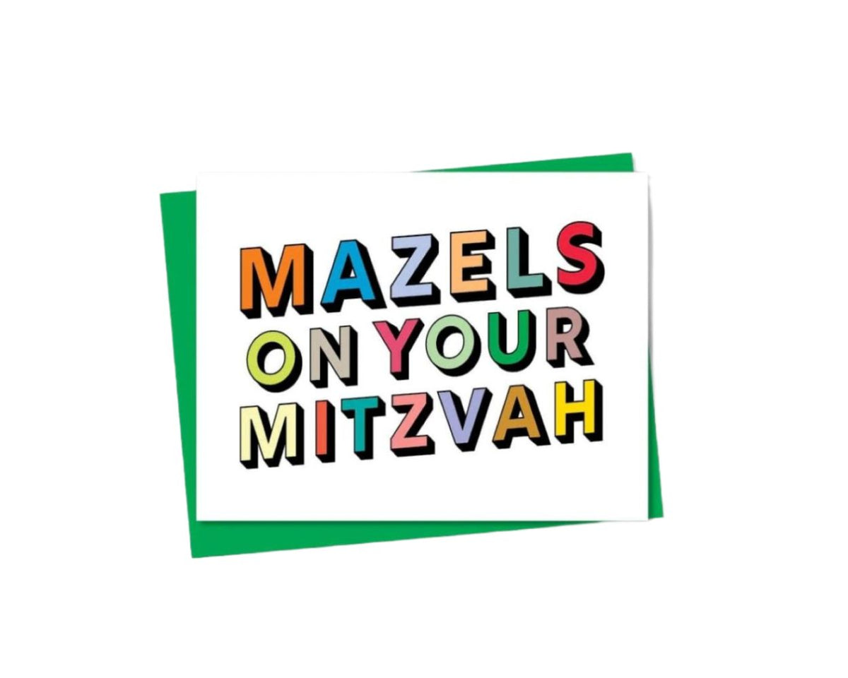 Mazels on your Mitzvah Card - The Weitzman Museum Store - GC - BM - 001