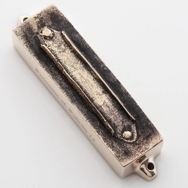 Mi Polin Bronze Mezuzah - WARSAW WALICOW 14 St. - The Weitzman Museum Store -