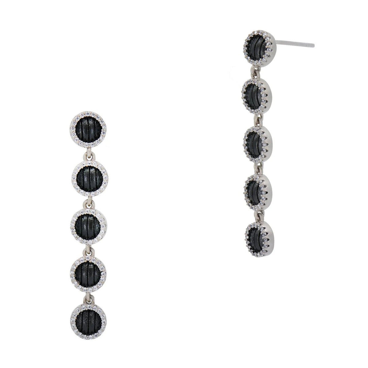 Pave Grit Drop Earrings - The Weitzman Museum Store - IFPKZE99