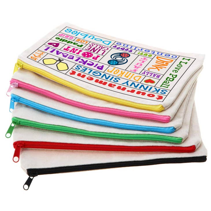 Pickle ball Canvas Pouch - The Weitzman Museum Store -