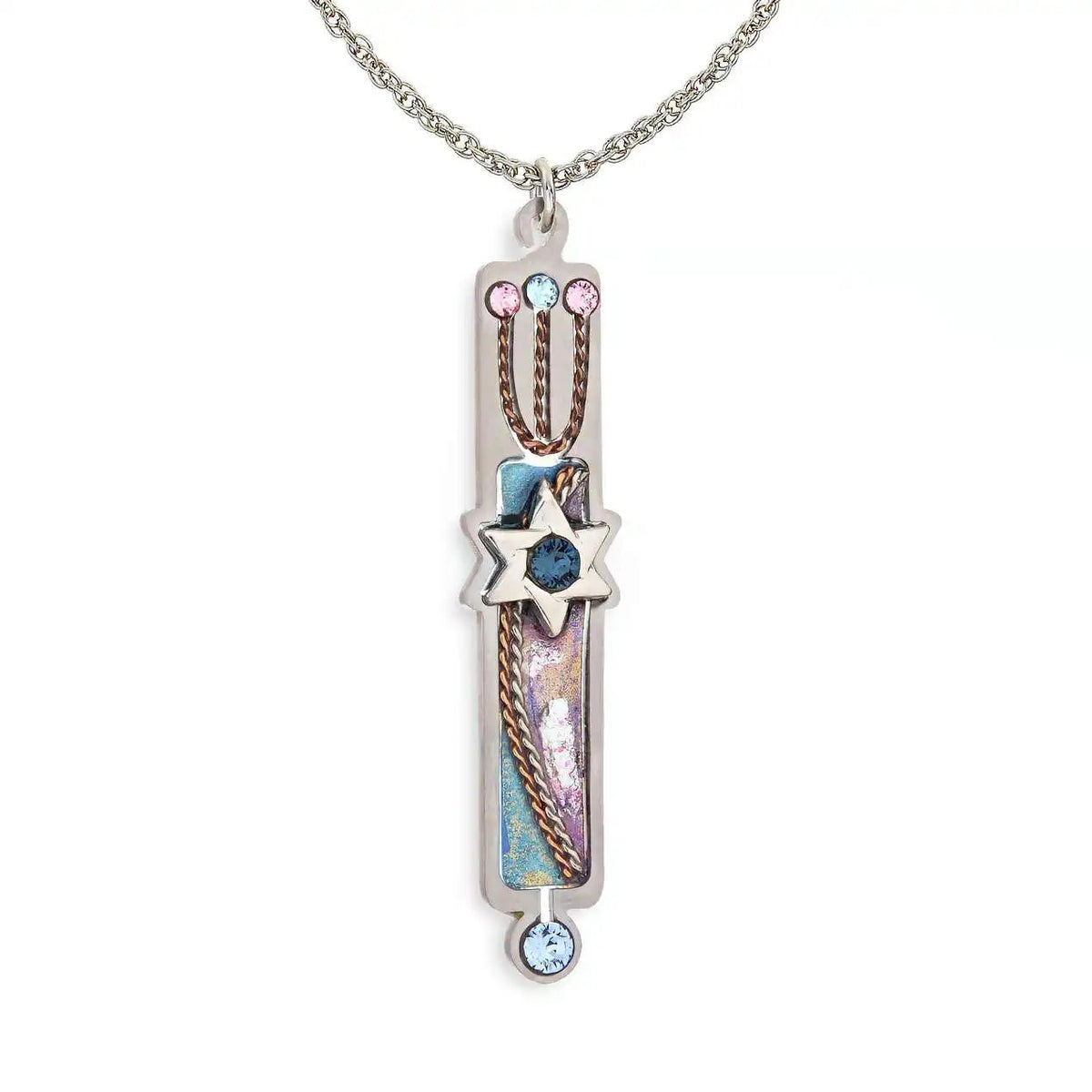 Purple Mezuzah Necklace - The Weitzman Museum Store - 1430380 - (1430618PU on website)