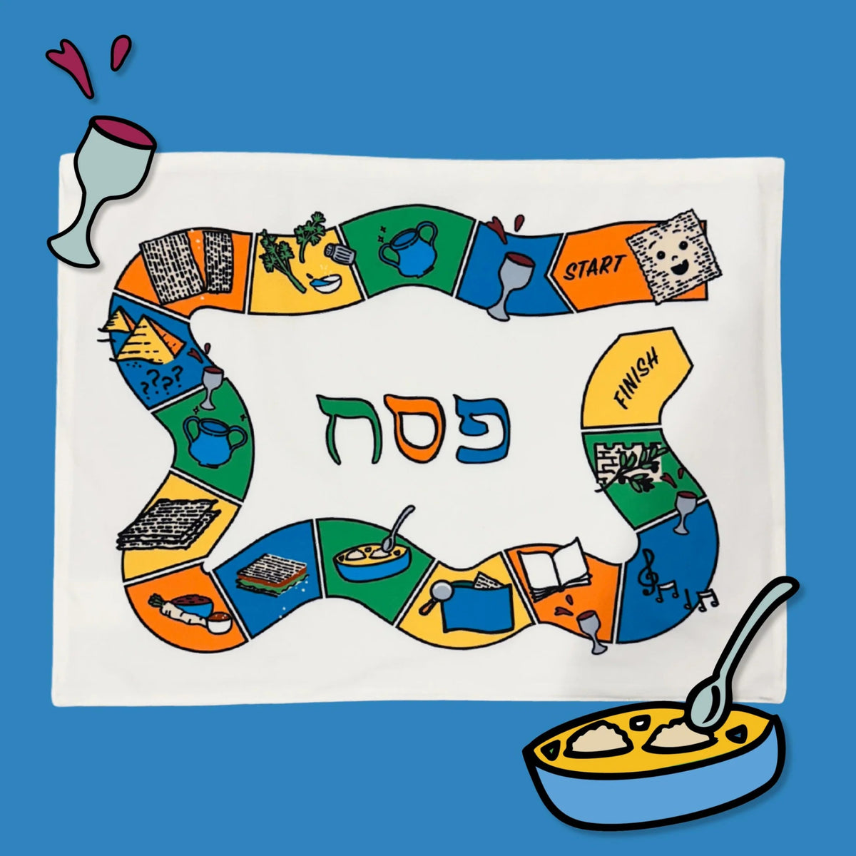 Seder Game Placemat - The Weitzman Museum Store -