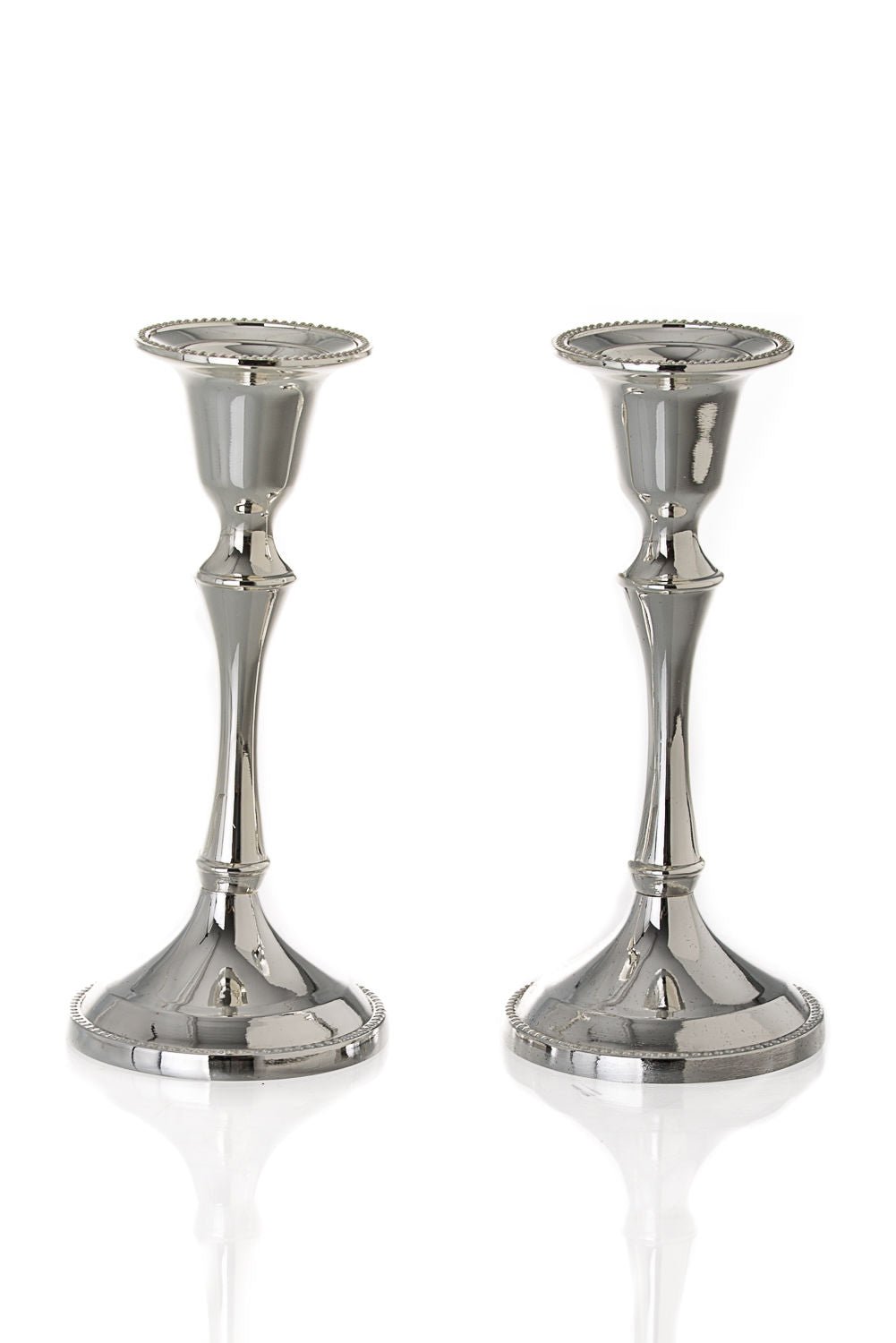 Silver Plated Candlesticks - The Weitzman Museum Store - 2356