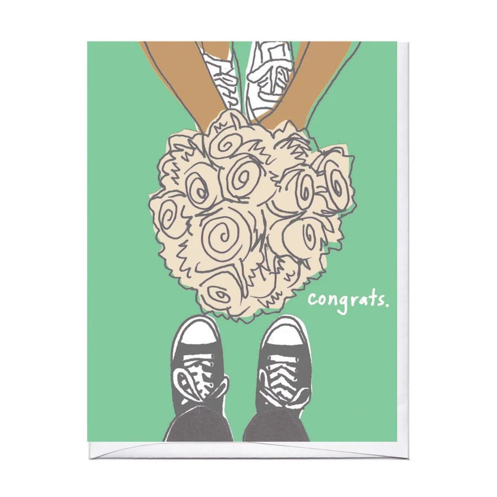 Sneaker Wedding Bouquet Card - The Weitzman Museum Store - we32