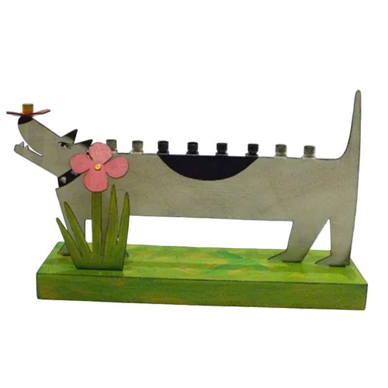 Spike the Dog Menorah - The Weitzman Museum Store - 7 - 847384018607