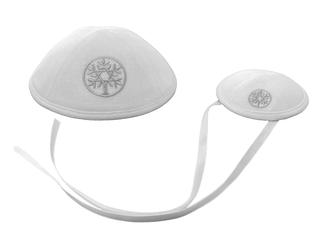 Tree of Life Father and Son Kippot - The Weitzman Museum Store -