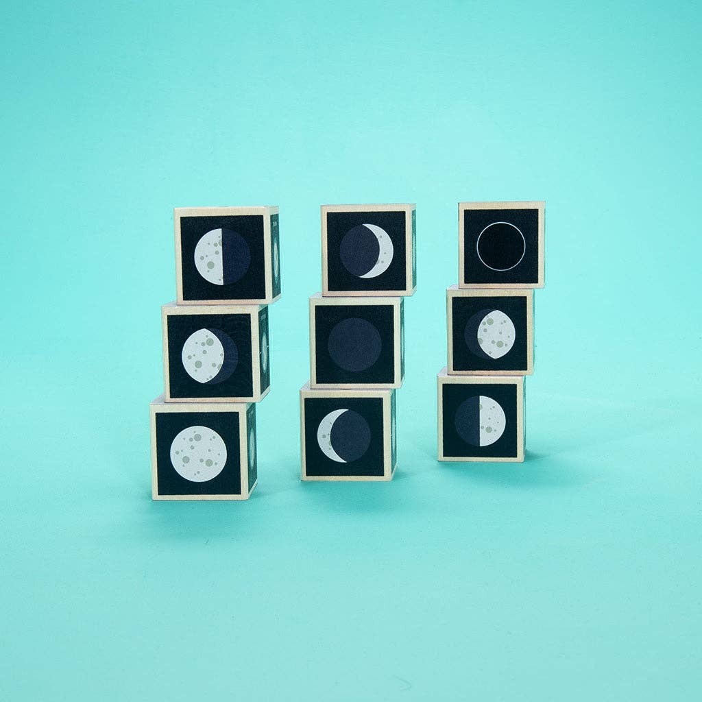 Uncle Goose Moon Phase Blocks - The Weitzman Museum Store - MPH9