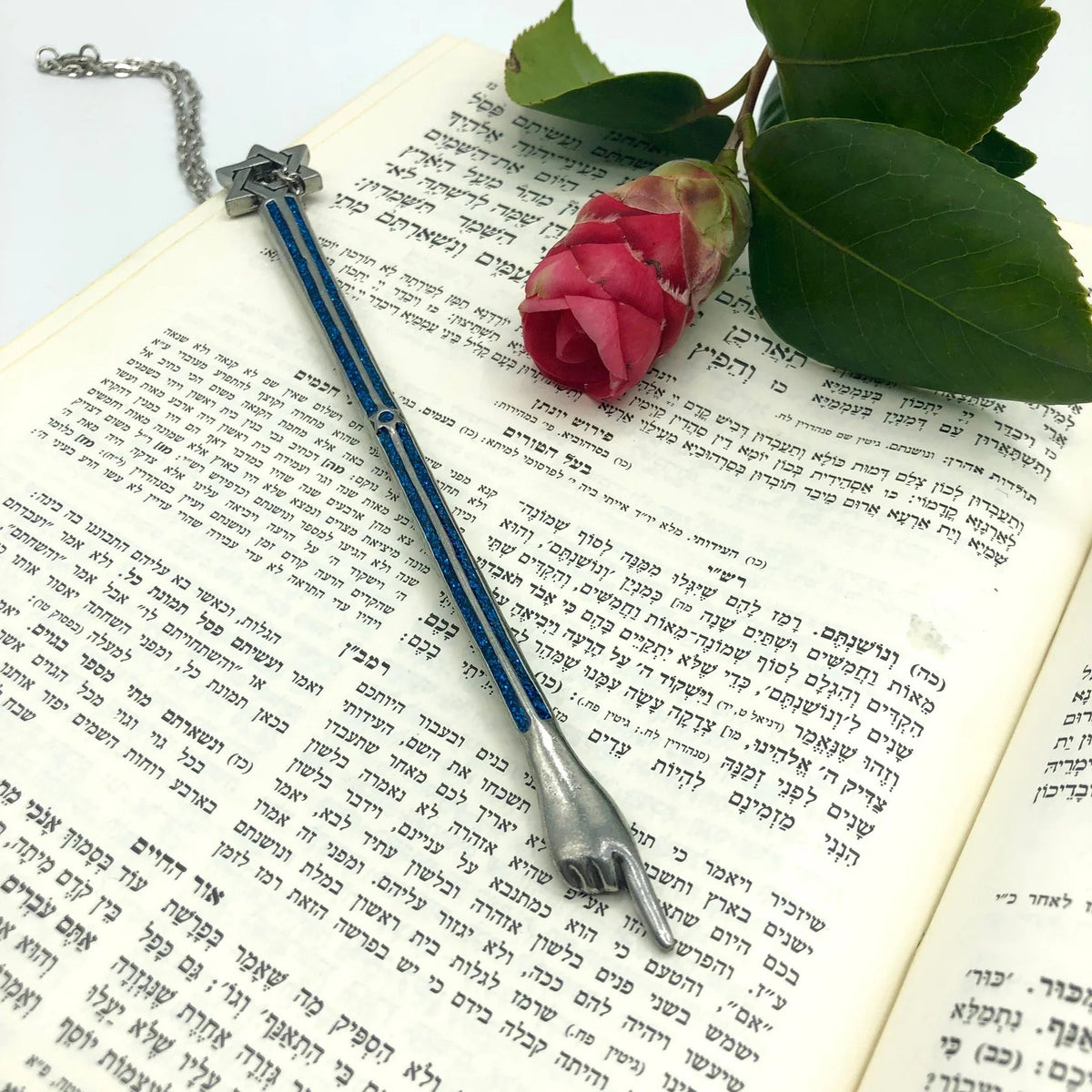 Yad Sparkle Star of David - The Weitzman Museum Store - AD-603 SPARKLE BLUE