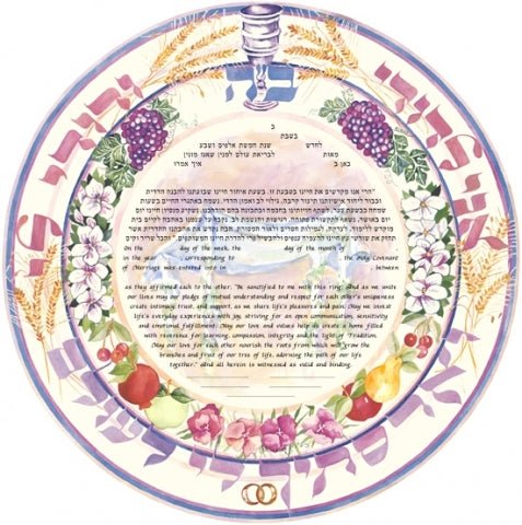 Harvest Huppah Ketubah by Sivia Katz - The Weitzman Museum Store - 8 - 01