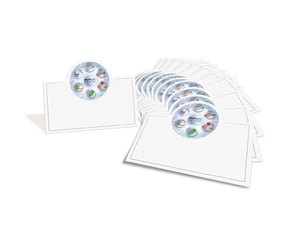 Passover Plate Place Cards - The Weitzman Museum Store - 847384019414