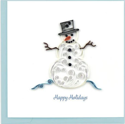 Snowman Quilling Card