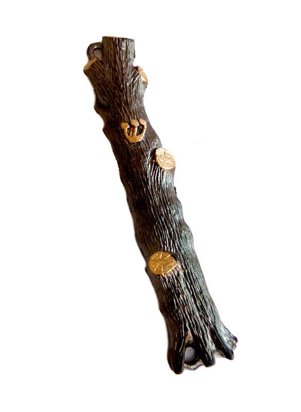 Tree Bark Mezuzah - The Weitzman Museum Store - MEZ163C