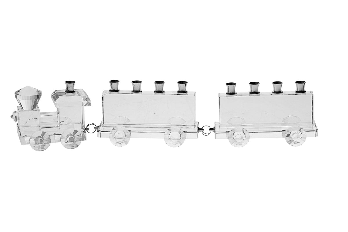 Crystal Train Menorah