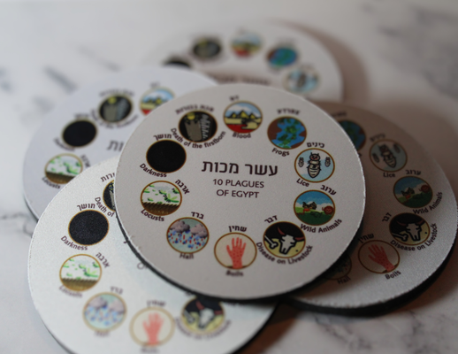 Passover Ten Plagues Coaster