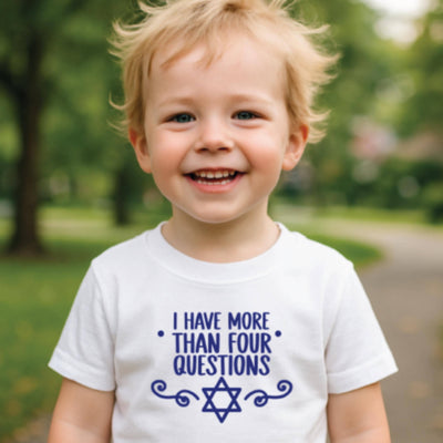 More Than Four Questions Passover Toddler Tee Shirt