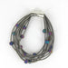 10 Layer Slate Woven Bracelet with Irri Geode - The Weitzman Museum Store - s22e-br