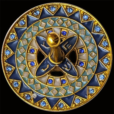 Geometric Jeweled Dreidel