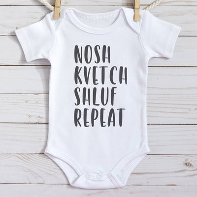 12 - 18 MO: Nosh Baby Onesie - The Weitzman Museum Store - NOSH151-12