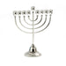 14" Classic Large Menorah - Silver Plated - The Weitzman Museum Store - MCH921