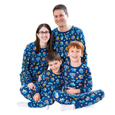 2024 Tie Dye Hanukkah Pajamas - The Weitzman Museum Store - TDH2