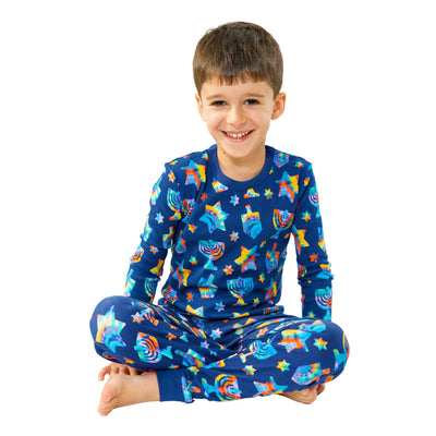 2024 Tie Dye Hanukkah Pajamas - The Weitzman Museum Store - TDH2