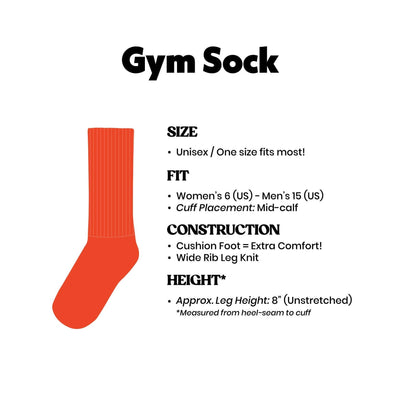 Mahj Gym Crew Socks