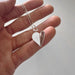 3D Butterfly Heart Necklace Sterling Silver - The Weitzman Museum Store - 63
