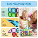 40 pc Nano Magnetic Building Tiles Construction Travel Set - The Weitzman Museum Store - PN01