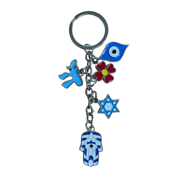 5 Motives Red Flower Key Chain - The Weitzman Museum Store - MCKE51