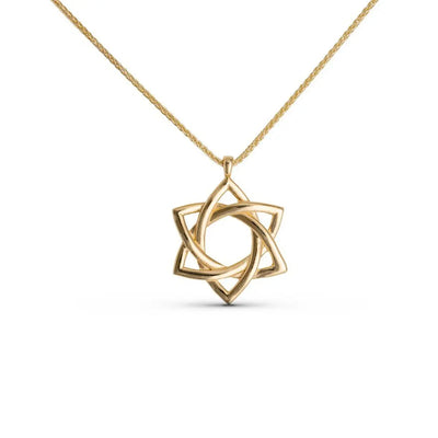 Interwoven Star of David 14K Gold