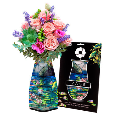 Tiffany Waterlilies Expandable Vase