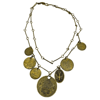 7 Coin Necklace - The Weitzman Museum Store - C187