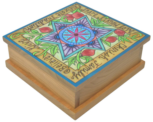 Wooden Keepsake Box in 2 Designs