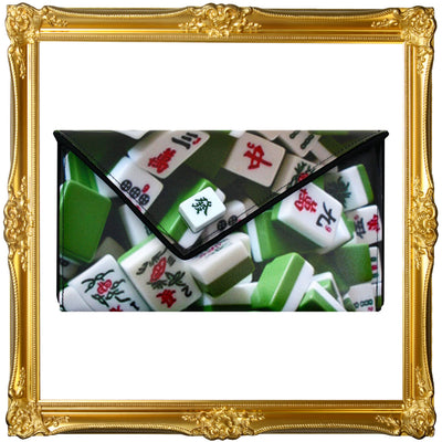 Mahjong Crossbody Clutch Bag - Handmade in USA