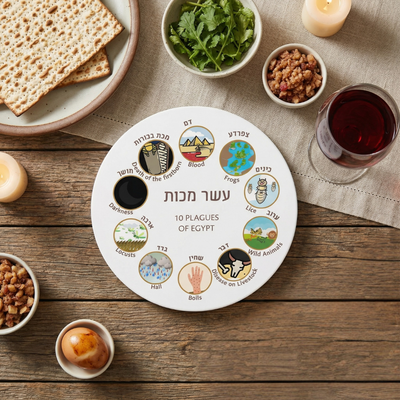 Passover Ten Plagues Coaster