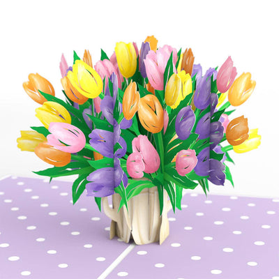 Tulips Pop-Up Card