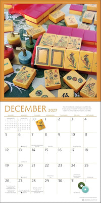 Art of Mahjong 2027 Wall Calendar