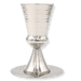 9" Stainless Elijah's Cup w/Tray - The Weitzman Museum Store - KE-1053